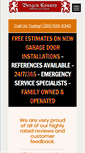 Mobile Screenshot of bergencountyoverheaddoorsinc.com